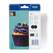 Brother Ink Cartridges | Brother LC123BKBP2 ink cartridge 2 pc(s) Original Black