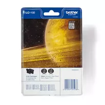 Brother Ink Cartridges | Brother LC1100BKBP2 ink cartridge 2 pc(s) Original Black
