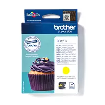 Brother Ink Cartridges | Brother LC123Y ink cartridge 1 pc(s) Original High (XL) Yield Yellow