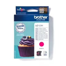 Brother Ink Cartridges | Brother LC123M. Colour ink type: Pigmentbased ink, Supply type: Single