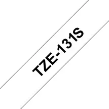Label Printer Tape | Brother TZE131S label-making tape Black on transparent TZe