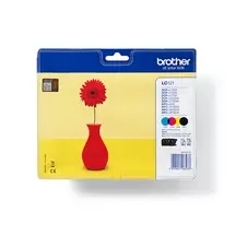 Brother Ink Cartridges | Brother LC121VALBP ink cartridge 4 pc(s) Original Black, Cyan,