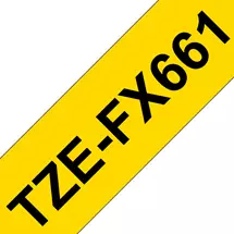 Label Printer Tape | Brother TZE-FX661 label-making tape TZ | Quzo UK