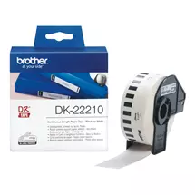 Label Printer Tape | Brother Continuous Paper Tape | In Stock | Quzo UK