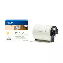 Label Printer Tape | Brother DK-11247 label-making tape Black on white | In Stock