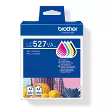 Brother Ink Cartridges | Brother Genuine LC527VAL Ink Cartridge Value Pack | Quzo UK