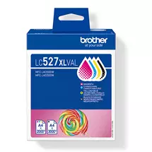Brother Ink Cartridges | Brother Genuine LC527XLVAL Ink Cartridge Value Pack, High (XL) Yield,