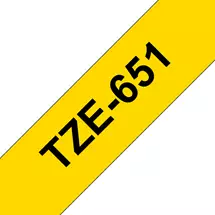 Label Printer Tape | Brother Labelling Tape 24mm | In Stock | Quzo UK