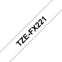 Label Printer Tape | Brother Laminated tape, Black on white, TZe, Black, Thermal transfer,