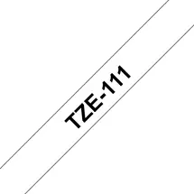 Label Printer Tape | Brother TZE-111 label-making tape Black on transparent