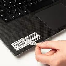 Label Printer Tape | Brother TZE-SE5 label-making tape Black on white TZ/TZe