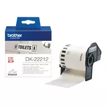 Label Printer Tape | Brother White Continuous Film Tape | In Stock | Quzo UK