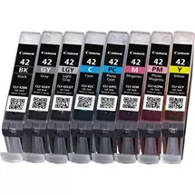 Canon Ink Cartridges | Canon CLI-42 BK/GY/LGY/C/M/Y/PC/PM 8 Ink Cartridge Multipack