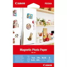 Photo Paper | Canon MG-101 Magnetic Photo Paper, 4x6", 5 sheets | In Stock