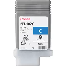 Canon Ink Cartridges | Canon PFI-102C. Colour ink volume: 130 ml, Printing colours: Cyan
