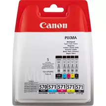 Canon Ink Cartridges | Canon PGI-570BK / CLI-571 BK/C/M/Y Ink Cartridge Multipack