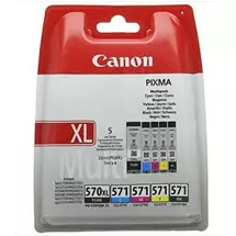 Canon Ink Cartridges | Canon PGI570XL/CLI571 PGBK ink cartridge 5 pc(s) Original Black, Cyan,