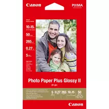 Photo Paper | Canon PP-201 Glossy II Photo Paper Plus 4x6" - 50 Sheets