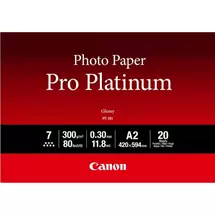Photo Paper | Canon PT-101 Pro Platinum Photo Paper A2 - 20 Sheets