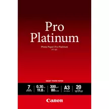 Photo Paper | Canon PT-101 Pro Platinum Photo Paper A3 - 20 Sheets