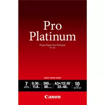 Photo Paper | Canon PT-101 Pro Platinum Photo Paper A3 Plus - 10 Sheets