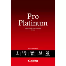 Photo Paper | Canon PT-101 Pro Platinum Photo Paper A4 - 20 Sheets