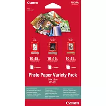 Photo Paper | Canon VP-101 Photo Paper Variety Pack 4x6” - 20 Sheets