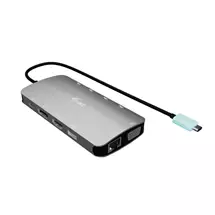 4K Ultra HD | itec USBC Metal Nano 3x Display (DP, HDMI and VGA) Docking Station +