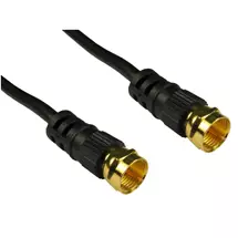 New Arrivals &amp; Just In | Cables Direct F M/M, 10m coaxial cable Black | In Stock