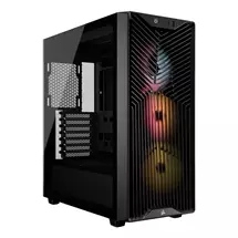Mini ATX Case | Corsair 3200D RS ARGB Mid-Tower PC Case - Smoke Midi Tower Black