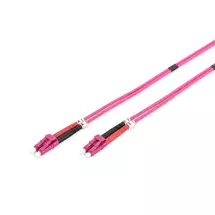 Violet | Digitus Fiber Optic Multimode Patchcord, OM4, LC / LC