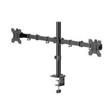 Hama | Hama Monitor Mount, 2 Monitors, Heightadjustable, Swivel/Tilt, 13"