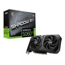 MSI  | MSI GEFORCE RTX 5060 TI 8G SHADOW 2X OC PLUS graphics card NVIDIA 8 GB