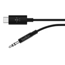 Belkin Audio Cables | Belkin RockStar™ 3.5mm with USB-C™ Connector audio cable USB C Black
