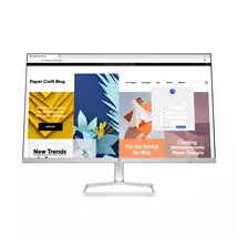 Everyday Monitors | HP Series 5 23.8 inch FHD White Monitor  524sw, 60.5 cm (23.8"), 1920