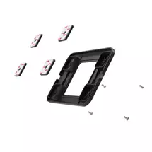 Workstation | Compulocks Universal Invisible Mount Plate Black | In Stock