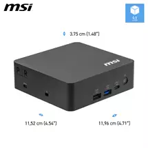 MSI  | MSI Cubi NUC AI+ 3MG i7 355 FS 16GB 1TB W11PP | In Stock