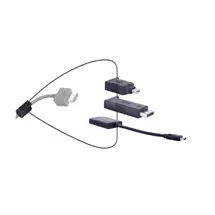 Liberty AV Solutions DL-AR1909 video cable adapter HDMI Type A (Standard) DisplayPort + Mini DisplayPort + USB Type-C Black
