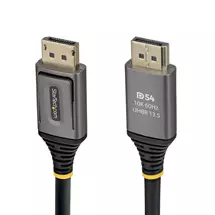 StarTech.com 3m DisplayPort 2.1 Cable, VESA Certified DP54 DisplayPort Cable, Uncompressed 8K 60Hz, 8K 144Hz/4K 240Hz w/DSC 1.2a, DP 2.1 Monitor Cord, 3 m, DisplayPort, DisplayPort, Male, Male, 15360 x 8640 pixels