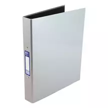 Ring Binders | Oxford 25mm 2 O-Ring Binder A4 Plus Metallic Silver 400017759