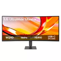 UltraWide Quad HD | LG UltraWide™ U6 34U640BB.AEK, 34inch WQHD Curved (1800R) 144Hz
