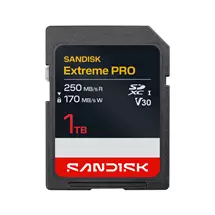 Sandisk Memory Cards | SanDisk Extreme PRO SD UHS-I 1 TB SDXC | In Stock | Quzo UK