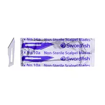 Swordfish | Swordfish Scalpel Blades No 10A Silver (Pack 100) - 43802