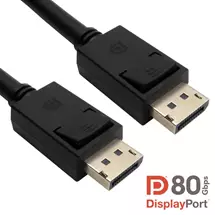 CABLES DIRECT Cables | 0.5M DP2.1 DP80 FULL-SIZED CABLE (VE | In Stock | Quzo UK