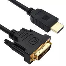 CABLES DIRECT Video Cable | Cables Direct HDMI - DVI-D, 1m HDMI Type A (Standard) Black