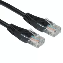 Cables Direct | Cables Direct 10m Cat5e networking cable Black | In Stock
