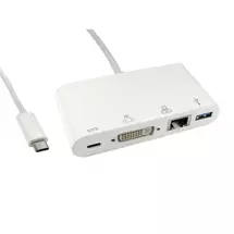 Cables Direct | Cables Direct USB3CDVICOMBO laptop dock/port replicator USB 3.2 Gen 1