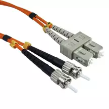 Cables Direct | Cables Direct ST-SC, OM2, MMF, 15m InfiniBand/fibre optic cable Orange