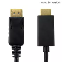 CABLES DIRECT Video Cable | Cables Direct HDPORT0054K1M video cable adapter DisplayPort HDMI