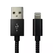 CABLES DIRECT Lightning Cables | Cables Direct NLMOB-LT1MBDBK lightning cable 1 m Black